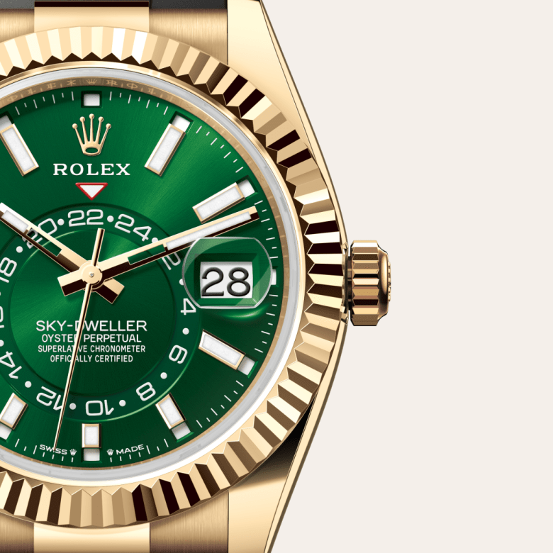 ロレックス スカイドゥエラー オイスター、42 mm、イエローゴールド リファレンス m336238-0004