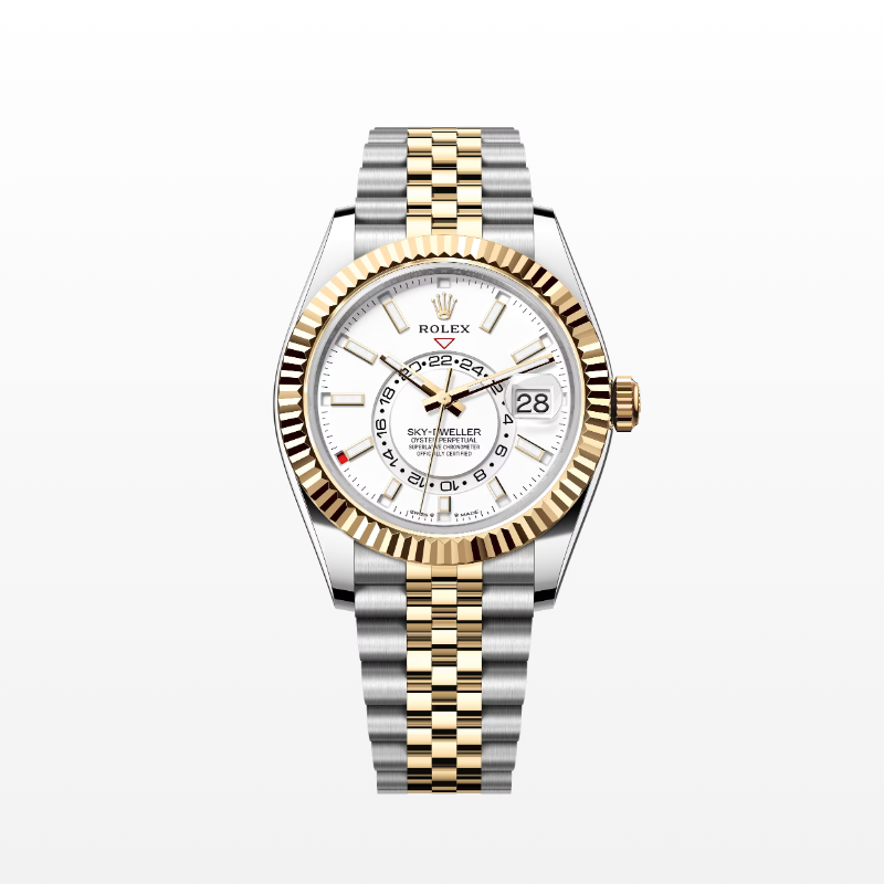 ロレックス スカイドゥエラー オイスター、42 mm、オイスタースチール&イエローゴールド リファレンス m336933-0006