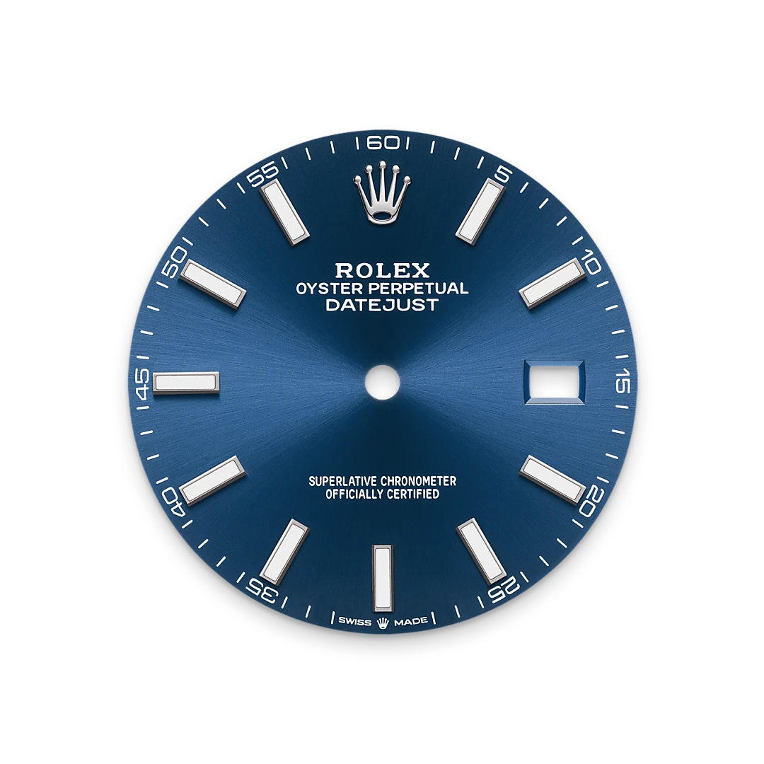 Rolex デイトジャスト 41 オイスター、41 mm、オイスタースチール&ホワイトゴールド