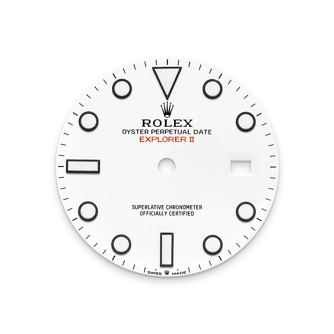 Rolex エクスプローラー Ⅱ オイスター、42 mm、オイスタースチール