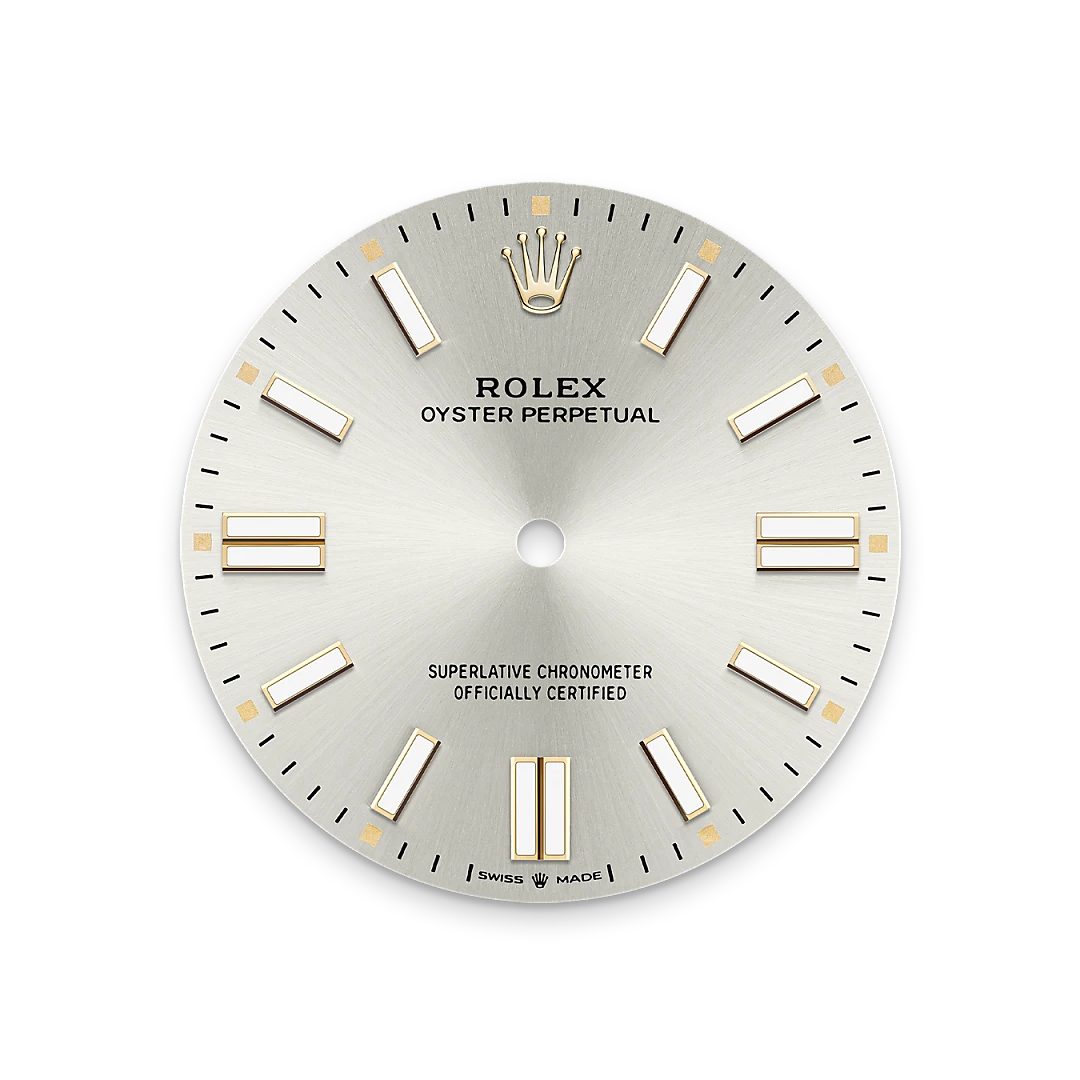 Rolex オイスター パーペチュアル 41 オイスター、41 mm、オイスタースチール