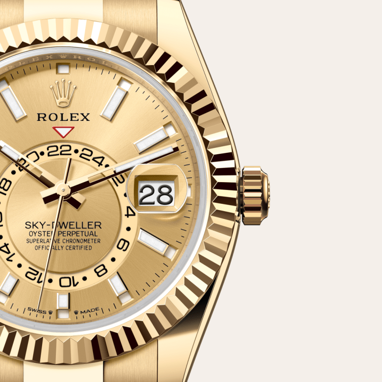 ロレックス スカイドゥエラー オイスター、42 mm、イエローゴールド リファレンス m336938-0001