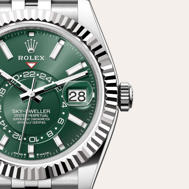 ロレックス スカイドゥエラー オイスター、42 mm、オイスタースチール&ホワイトゴールド リファレンス m336934-0002