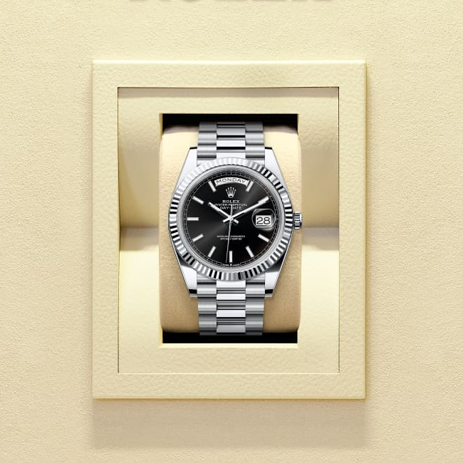 デイデイト 40 | オイスター、40 mm、プラチナ リファレンス 228236-0003
