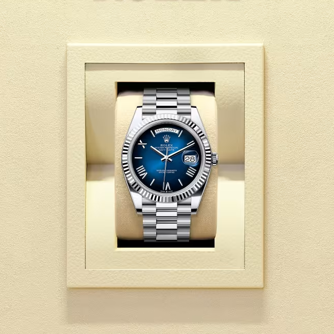 デイデイト 40 | オイスター、40 mm、プラチナ リファレンス 228236-0024