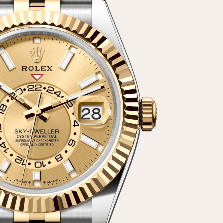 ロレックス スカイドゥエラー オイスター、42 mm、オイスタースチール&イエローゴールド リファレンス m336933-0002