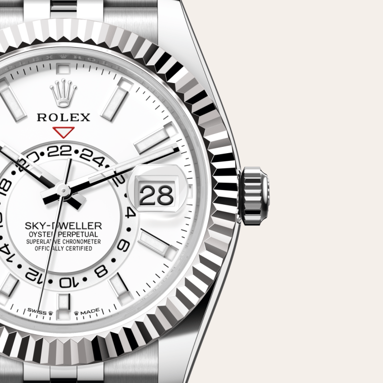 ロレックス スカイドゥエラー オイスター、42 mm、オイスタースチール&ホワイトゴールド リファレンス m336934-0004