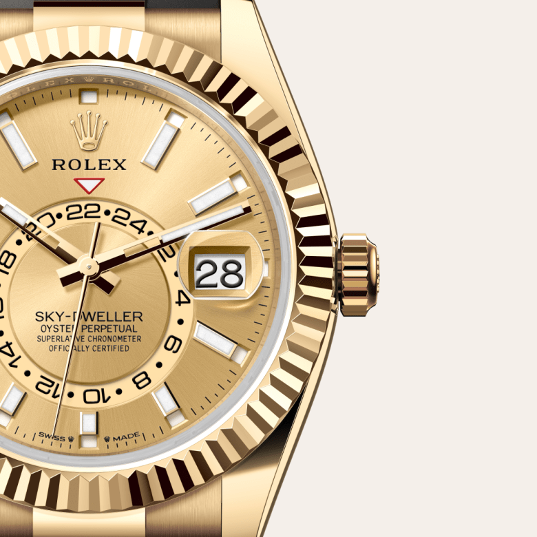 ロレックス スカイドゥエラー オイスター、42 mm、イエローゴールド リファレンス m336238-0001