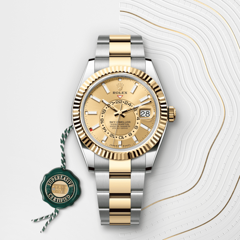 ロレックス スカイドゥエラー  オイスター、42 mm、オイスタースチール＆イエローゴールド  リファレンス m336933-0001