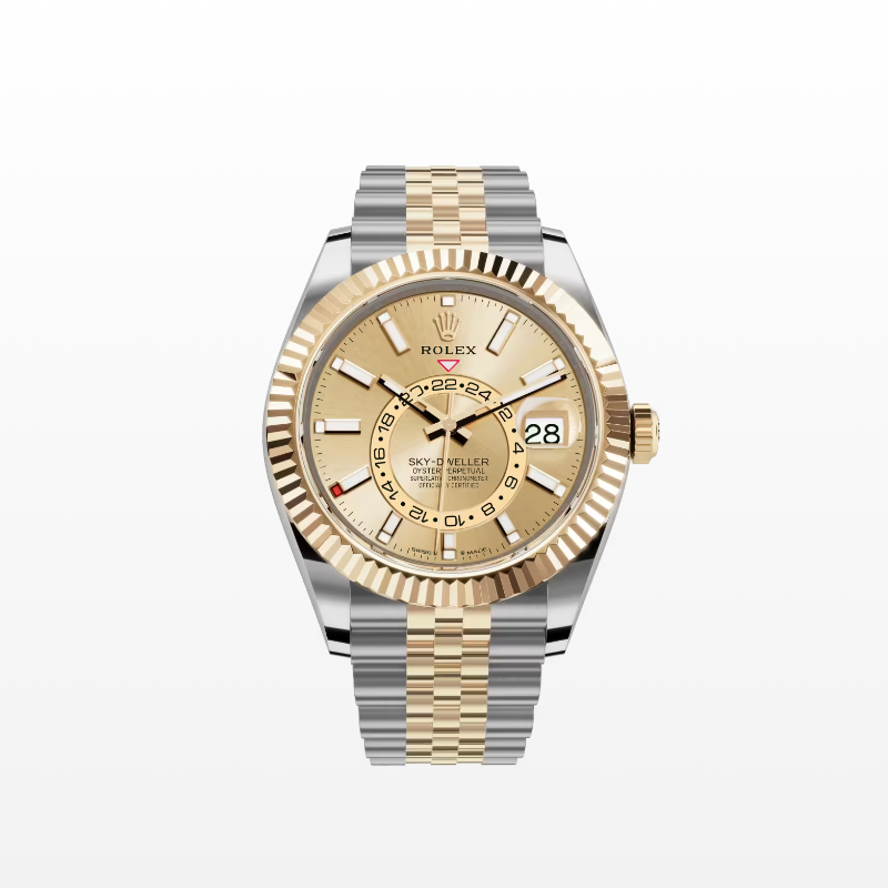 ロレックス スカイドゥエラー  オイスター、42 mm、オイスタースチール＆イエローゴールド  リファレンス m336933-0002