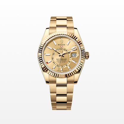 ロレックス スカイドゥエラー  オイスター、42 mm、イエローゴールド  リファレンス m336938-0001