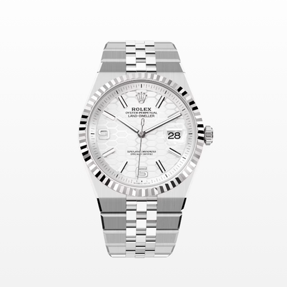 ロレックスランドドゥエラー 40  オイスター 40 mm オイスタースチール＆ホワイトゴールド  リファレンス m127334-0001