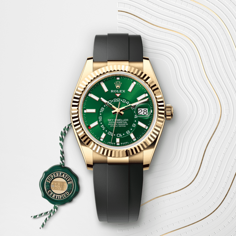 ロレックス スカイドゥエラー  オイスター、42 mm、イエローゴールド  リファレンス m336238-0004