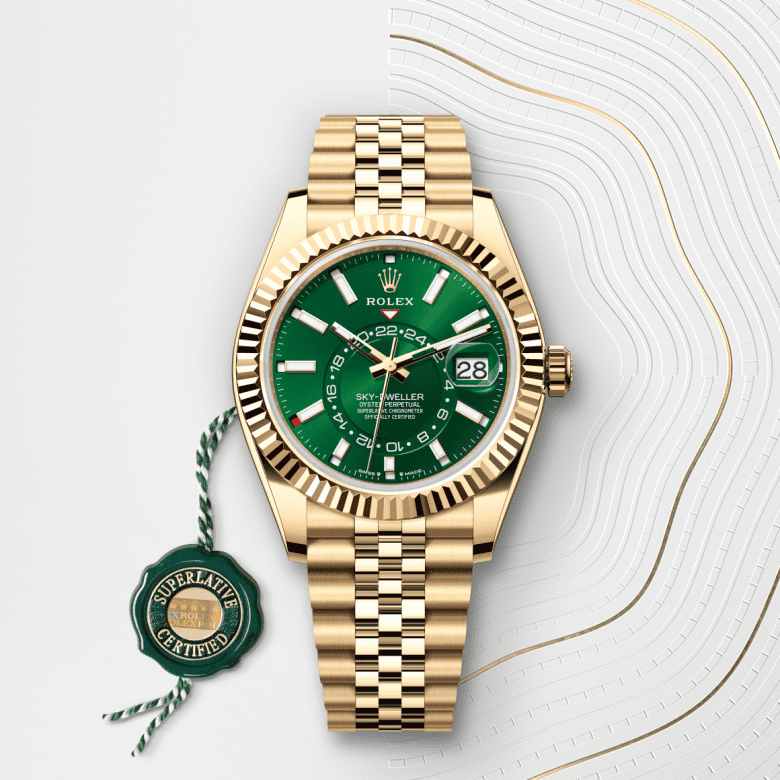 ロレックス スカイドゥエラー  オイスター、42 mm、イエローゴールド  リファレンス m336938-0008