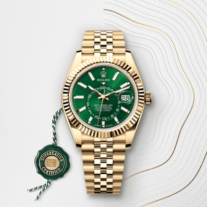 ロレックス スカイドゥエラー  オイスター、42 mm、イエローゴールド  リファレンス m336938-0008