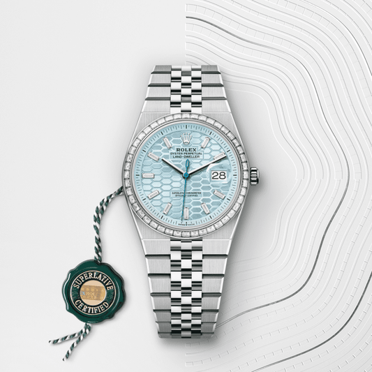 ロレックス ランドドゥエラー 36  オイスター、36 mm、プラチナ、ダイヤモンド  リファレンス m127286tbr-0001