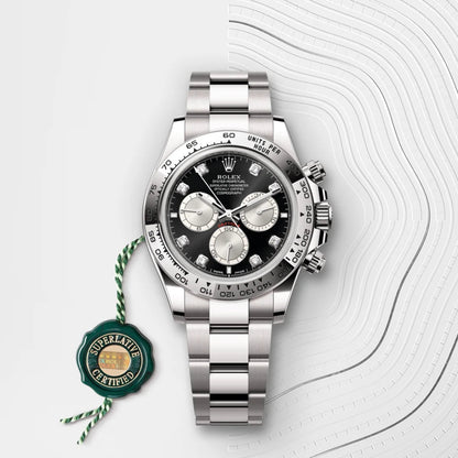 Rolex  コスモグラフ デイトナ オイスター、40 mm、ホワイトゴールド