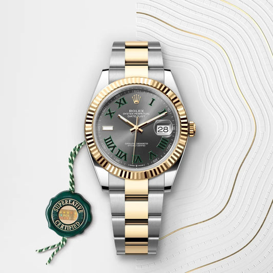 Rolex デイトジャスト 41  オイスター、41 mm、オイスタースチール＆イエローゴールド