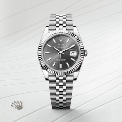 Rolex デイトジャスト 41  オイスター、41 mm、オイスタースチール＆ホワイトゴールド