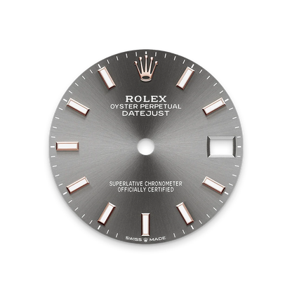 Rolex デイトジャスト オイスター、31 mm、オイスタースチール＆エバーローズゴールド
