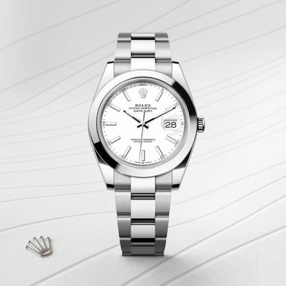 Rolex デイトジャスト オイスター、41 mm、オイスタースチール