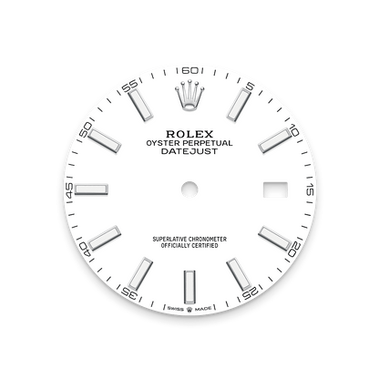 Rolex デイトジャスト オイスター、41 mm、オイスタースチール