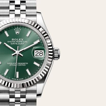 Rolex デイトジャスト 36  オイスター、36 mm、オイスタースチール＆ホワイトゴールド