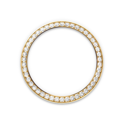 Rolex デイトジャスト 31  オイスター、31 mm、イエローゴールド、ダイヤモンド