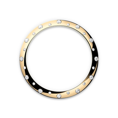 Roelx  デイトジャスト 31  オイスター、31 mm、オイスタースチール＆イエローゴールド、ダイヤモンド