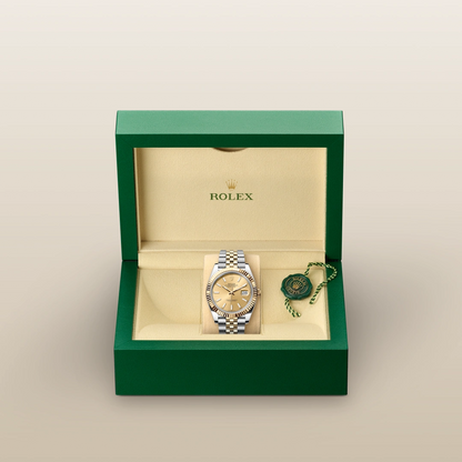 Rolex デイトジャスト 41  オイスター、41 mm、オイスタースチール＆イエローゴールド