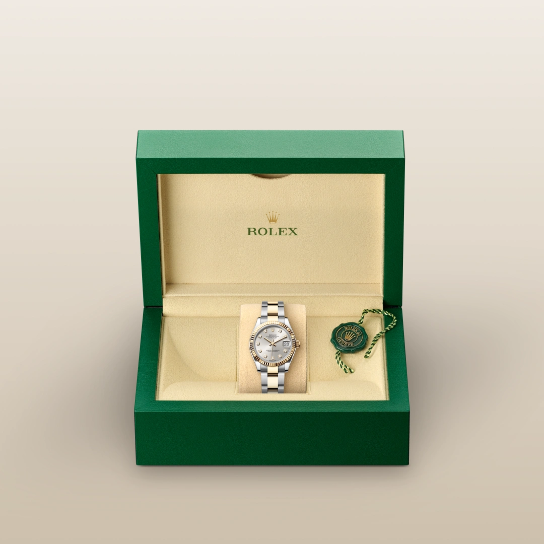 Rolex デイトジャスト 31  オイスター、31 mm、オイスタースチール＆イエローゴールド