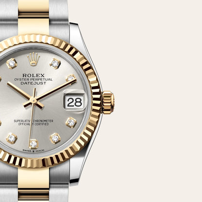 Rolex デイトジャスト 31  オイスター、31 mm、オイスタースチール＆イエローゴールド
