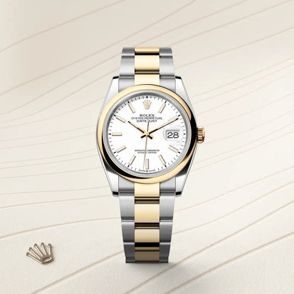 Rolex デイトジャスト 36  オイスター、36 mm、オイスタースチール＆イエローゴールド