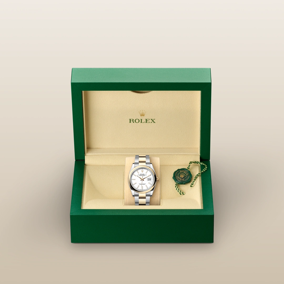 Rolex デイトジャスト 36  オイスター、36 mm、オイスタースチール＆イエローゴールド