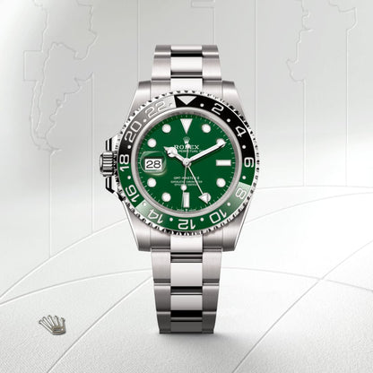 Rolex GMTマスター Ⅱ  オイスター、40 mm、ホワイトゴールド