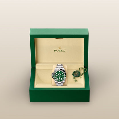Rolex GMTマスター Ⅱ  オイスター、40 mm、ホワイトゴールド