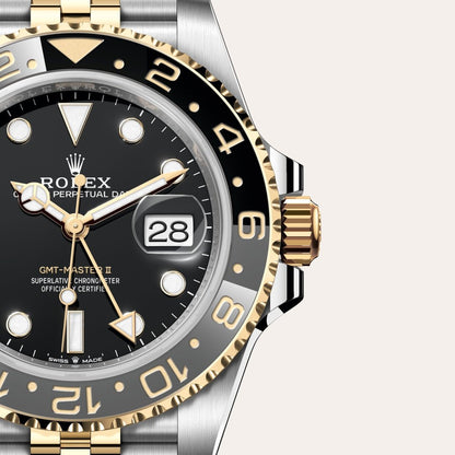 Rolex GMTマスター Ⅱ  オイスター、40 mm、オイスタースチール＆イエローゴールド