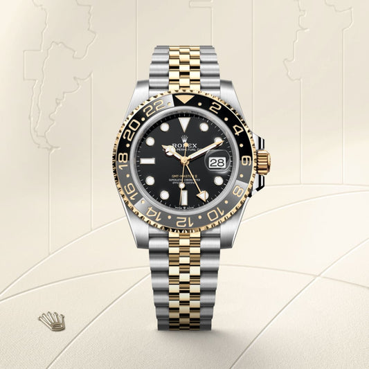 Rolex GMTマスター Ⅱ  オイスター、40 mm、オイスタースチール＆イエローゴールド