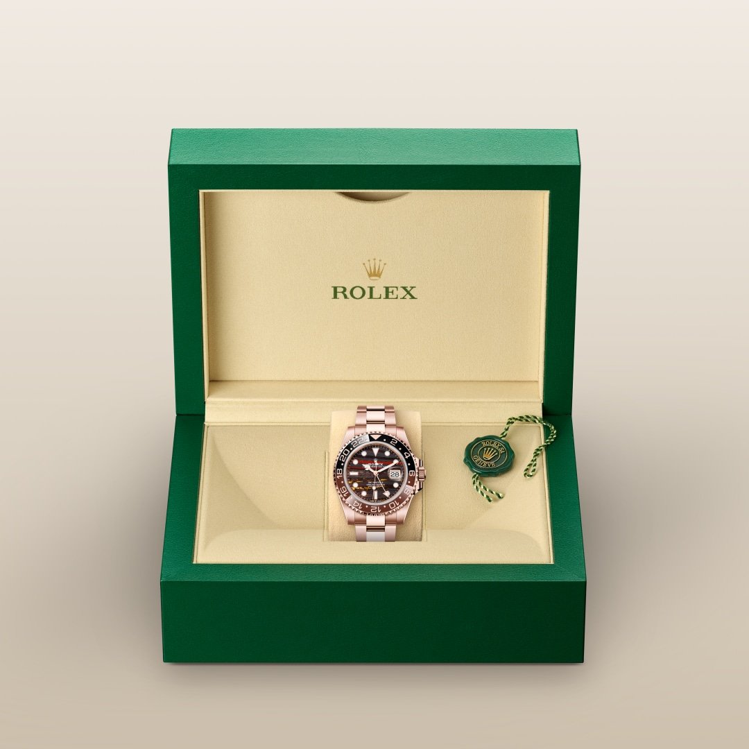 Rolex  GMTマスター Ⅱオイスター、40 mm、エバーローズゴールド