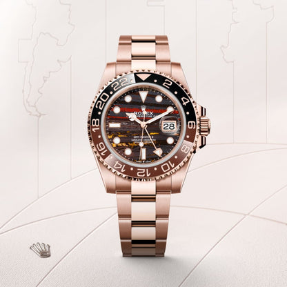 Rolex  GMTマスター Ⅱオイスター、40 mm、エバーローズゴールド