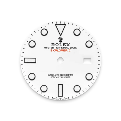 Rolex エクスプローラー Ⅱ  オイスター、42 mm、オイスタースチール