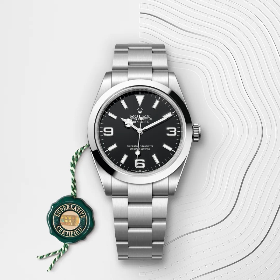 Rolex エクスプローラー 36  オイスター、36 mm、オイスタースチール