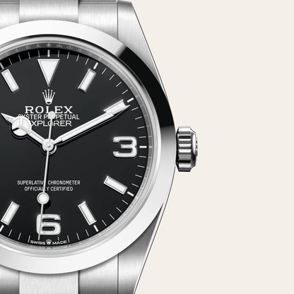 Rolex エクスプローラー 36  オイスター、36 mm、オイスタースチール