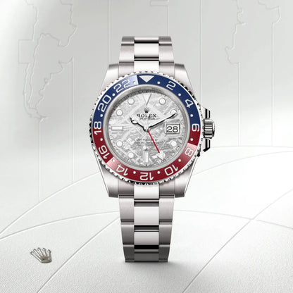 Rolex GMTマスター Ⅱオイスター、40 mm、ホワイトゴールド