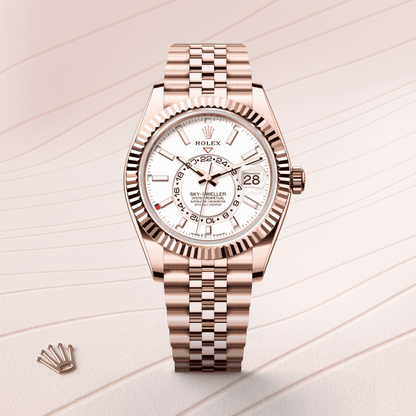 ロレックス スカイドゥエラー  オイスター、42 mm、エバーローズゴールド  リファレンス m336935-0007
