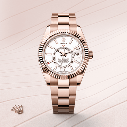 ロレックス スカイドゥエラー  オイスター、42 mm、エバーローズゴールド  リファレンス m336935-0003