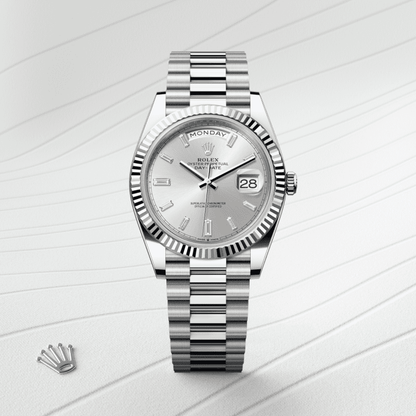 Day-Date 40 | Oyster, 40 mm, platinum  Reference 228236-0002