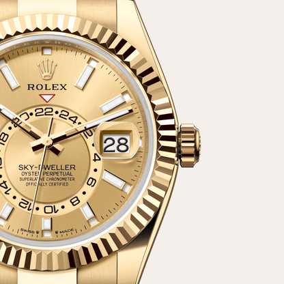 ロレックス スカイドゥエラー  オイスター、42 mm、イエローゴールド  リファレンス m336938-0001