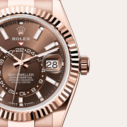 ロレックス スカイドゥエラー  オイスター、42 mm、エバーローズゴールド  リファレンス m336935-0002