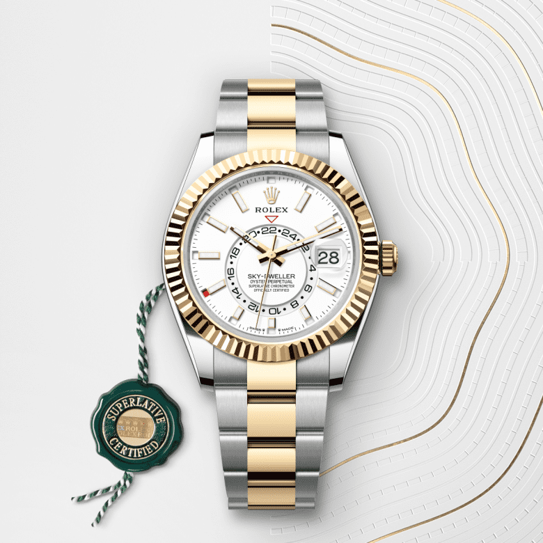ロレックス スカイドゥエラー  オイスター、42 mm、オイスタースチール＆イエローゴールド  リファレンス m336933-0005